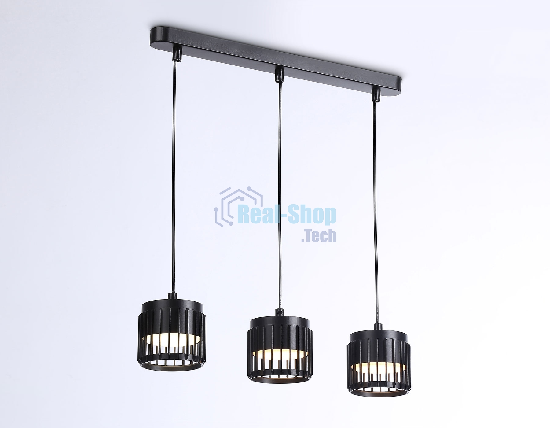 Светильник Ambrella light TN71175/3 BK черный GX53/3 400*100*1080