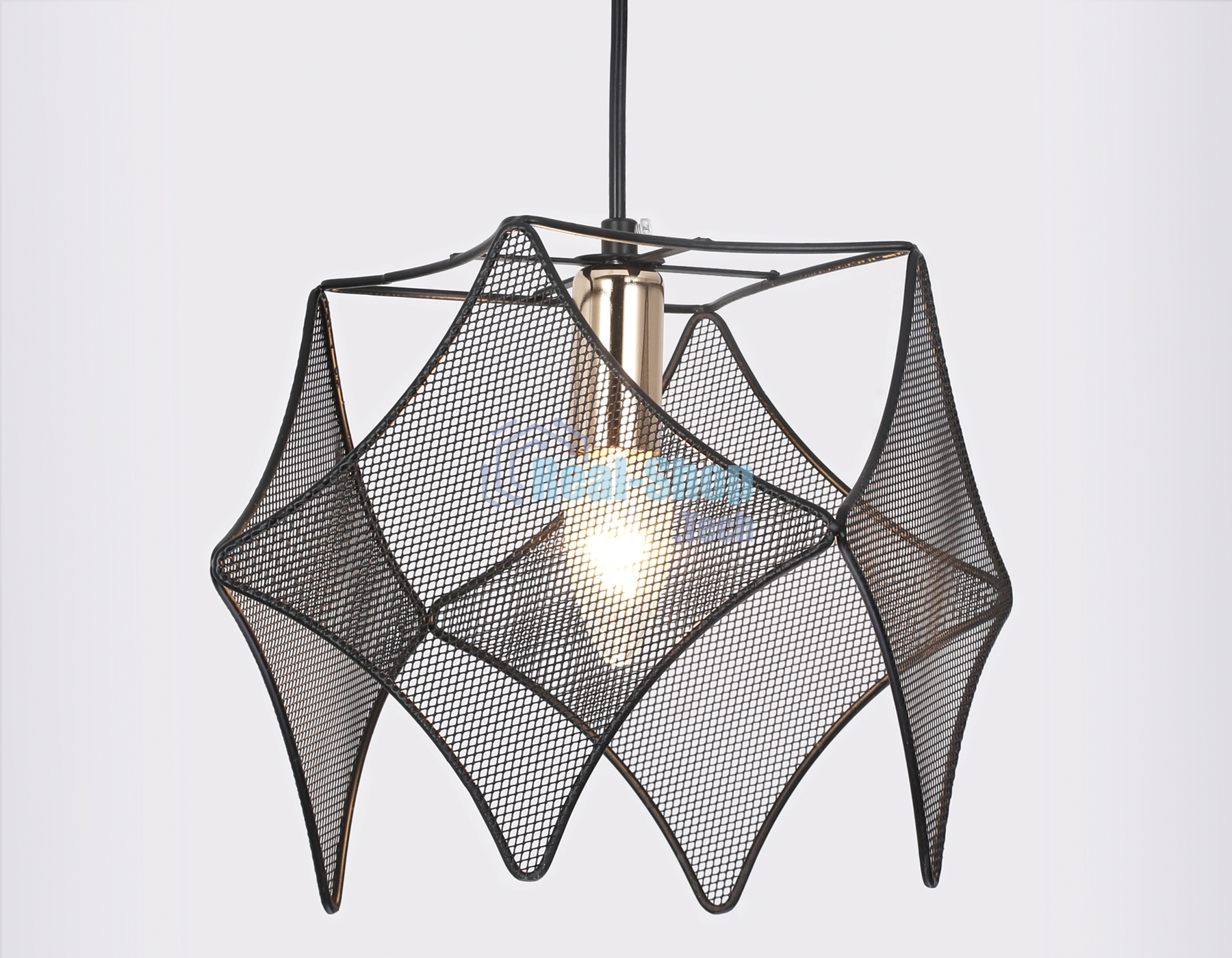 Светильник Ambrella light TR8421 BK/GD черный/золото E14 max 40W D285*1000