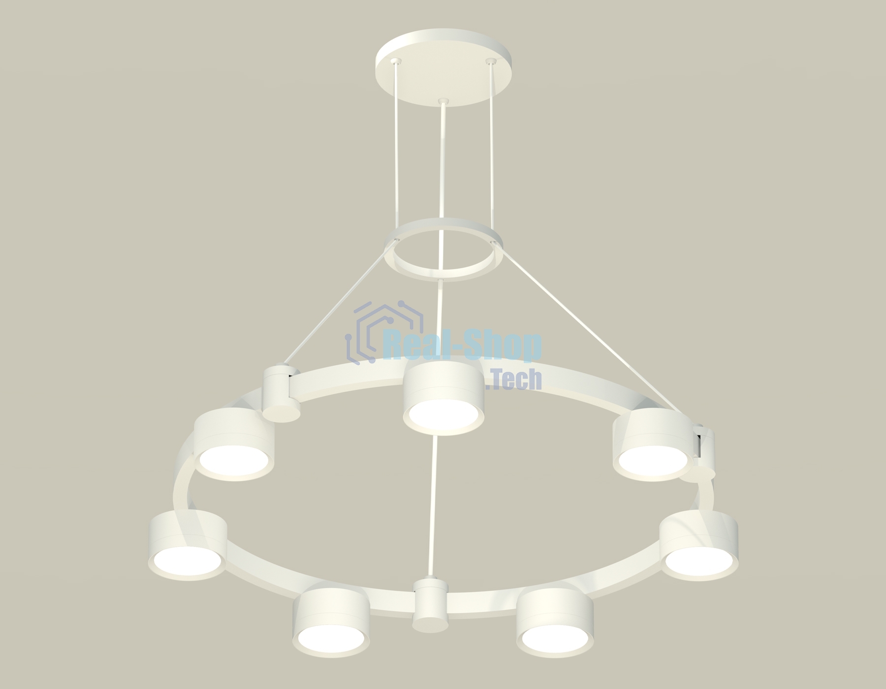Светильник Ambrella light XR92031500/7 SWH белый песок GX53 (A9203, C9236, N8112)