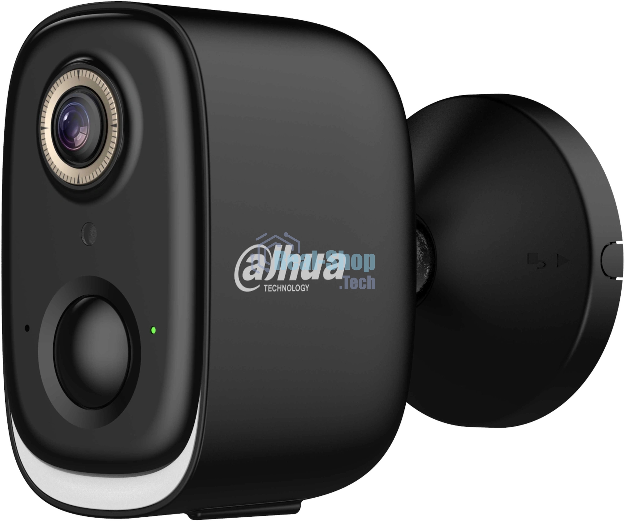 Уличная цилиндрическая IP-видеокамера DAHUA DH-BF5HB (DH-IPC-BF5HP-0210B-Black) с Wi-Fi 5Мп; 1/3” CMOS; 2.1мм; обнаружение людей,транспорт; ИК 15м, LED 10м; встроенные микрофон+динамик; слот MicroSD
