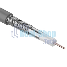 Кабель коаксиальный CAVEL SAT 703 ZH, Cu/Al/CuSn, 75%, 75 Ом, бухта 100 м, серый