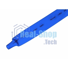 Термоусаживаемая трубка Rexant 15,0/7,5 мм, синяя, упаковка 50 шт. по 1 м