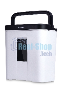 Шредер Deli E9939 белый (секр.P-4)/фрагменты/5лист./12лтр./скобы