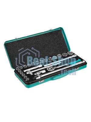 Набор торцевых головок с трещоткой Stels 1/2