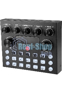 Микрофон проводной Оклик SM-600G 2.5м черный