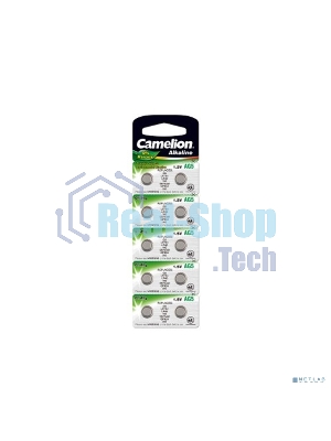 Батарейка для часов Camelion G 5 BL-10 Mercury Free (0%Hg), 393A/LR754/193) 1.5 В