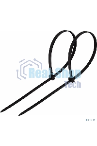 Хомут-стяжка кабельная нейлоновая Rexant 500 x 4,8 мм, черная, упаковка 100 шт.