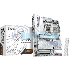 Материнская плата Gigabyte X870E A ELITE WF7 ICE, AM5, AMD X870, 4xDDR5, 4xSATA, 4xM.2, 1xPCIe 5.0 x16, 1xPCIe 4.0 x4, 1xPCIe 3.0 x2, 1xHDMI (v2.1), 2xUSB Type-C, 2xUSB-A 10Gbps, 4xUSB-A 5Gbps, 4xUSB-A 2.0, S/PDIF, 1x2.5Gb LAN, Wi-Fi 7, Bluetooth 5.4, 2x3.5 мм, 7.1, ATX