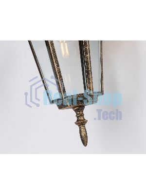 Уличный настенный светильник Ambrella light ST2019 GD/BK/CL золото/черный/прозрачный IP54 E27 max 40W 360*150*210