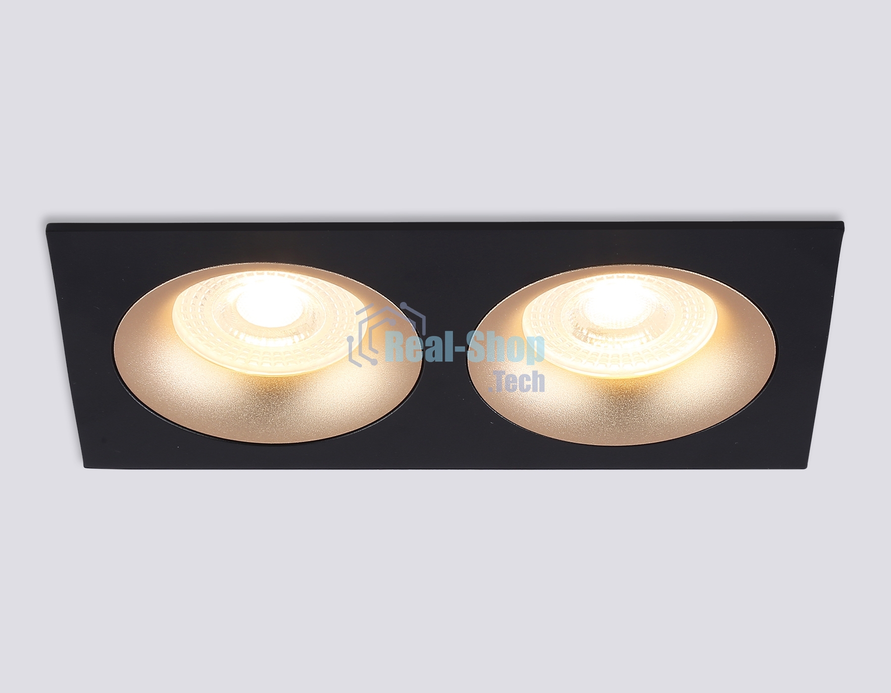 Светильник Ambrella light TN102735/2 BK/GD черный/золото GU5.3 175*92*23