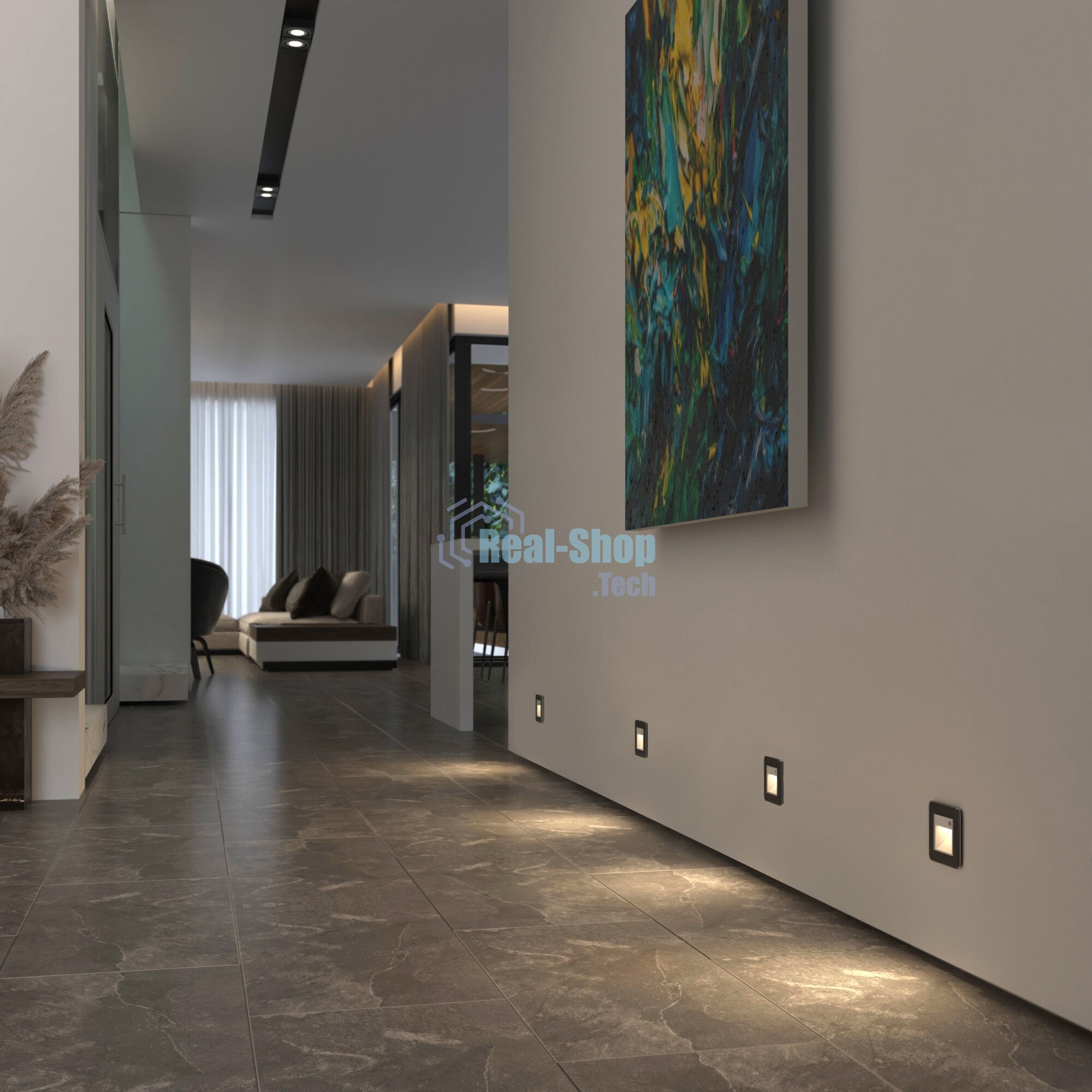 Встраиваемая LED подсветка Werkel W1154601 три режима с датчиком движения (белый)