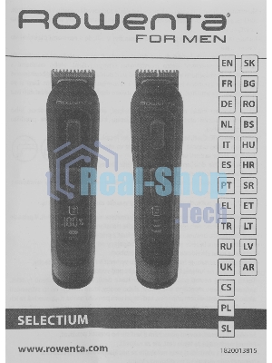 Триммер Rowenta Selectium TN9464E0 черный/хром (насадок в компл:16шт)