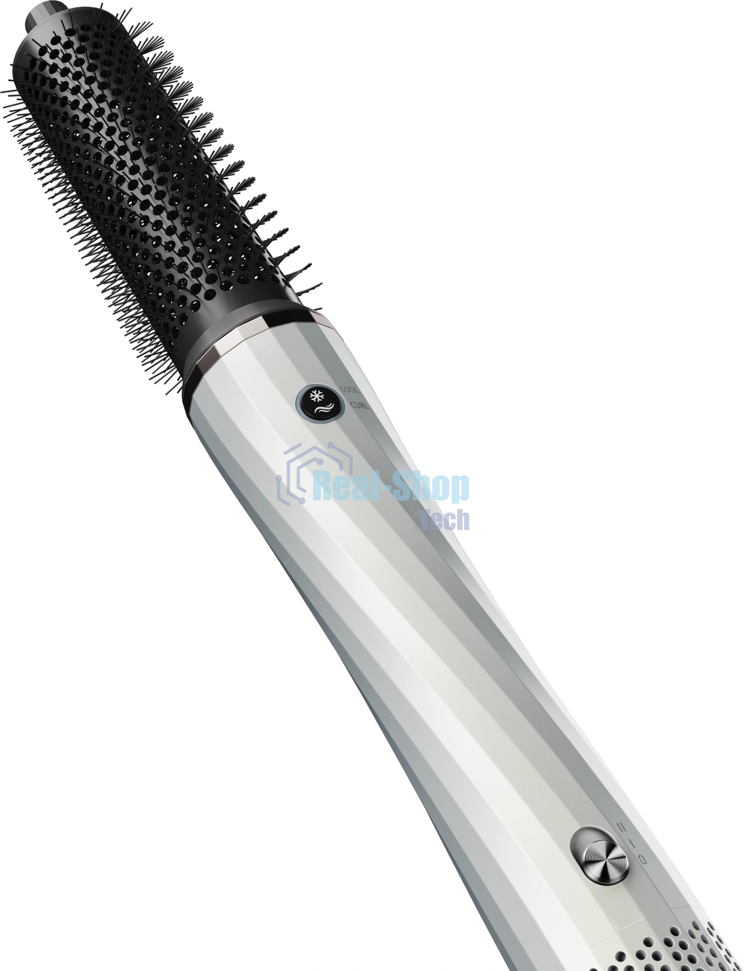 Фен-щетка Haier HHS-606 белый, 1200 Вт, ионизация, 38/64 мм