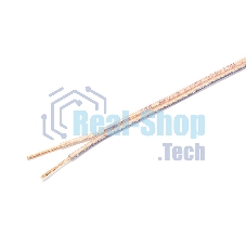 Акустический кабель Cablexpert CC-TC2x1,5-100M, прозрачный, 100 м, на катушке