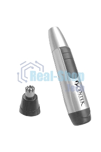 Триммер Centek CT-2180 (серый/черный) для носа и ушей, питание 1хАА (в комплекте не поставляются)