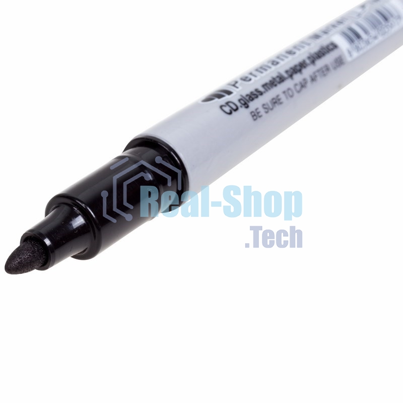 Маркер перманентный двухсторонний Crown 