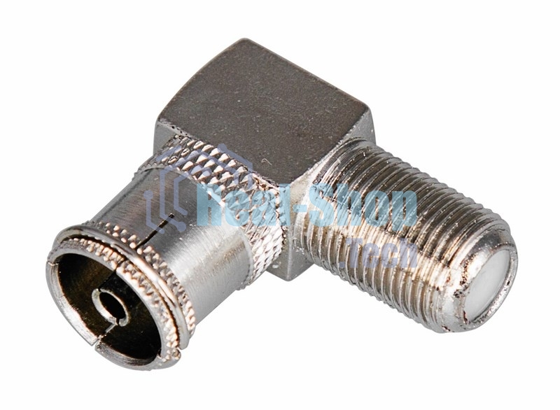 Переход гнездо F-гнездо TV угловой PROCONNECT