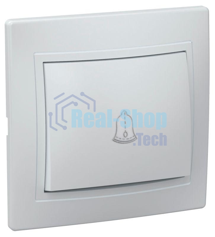 Выключатель 1-кл. СП КВАРТА проход. 10А IP20 ВСп10-1-0-КБ белый ИЭК EVK12-K01-10-DM