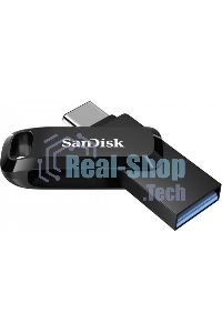 Флешка USB SanDisk DDC3 Ultra Dual Go (SDDDC3-064G-G46), 64Gb, USB 3.1/USB Type-C, R/W 150/30, черный