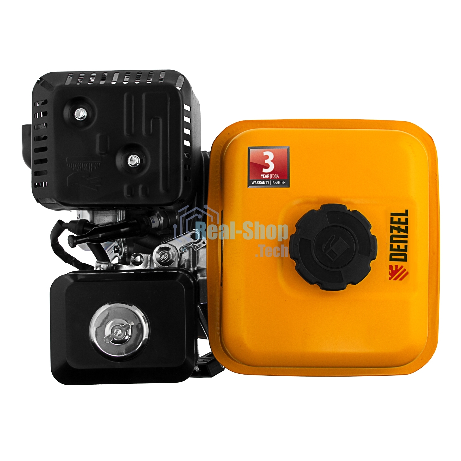 Двигатель бензиновый Denzel RX-17S, 7 л.с., 212 см3, горизонтальный вал шлиц 25 мм