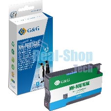 Картридж струйный G&G GG-F6U16AE (F6U16AE) голубой (26 мл) для HP OJ Pro 7740/8210/8218/8710/8715