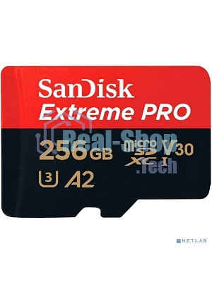 Флеш карта Sandisk Extreme Pro microSDXC 256Gb + SD Adapter + Rescue Pro Deluxe 200Mb/s