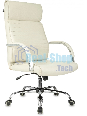 Кресло Бюрократ T-8010SL/IVORY слоновая кость, экокожа