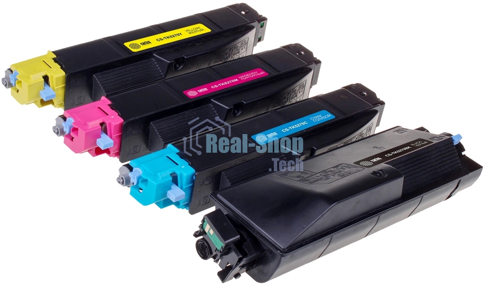 Картридж лазерный Cactus CS-TK5270C голубой (6000 стр.) для Kyocera ECOSYS P6230cdn, M6230cidn, M6630cidn