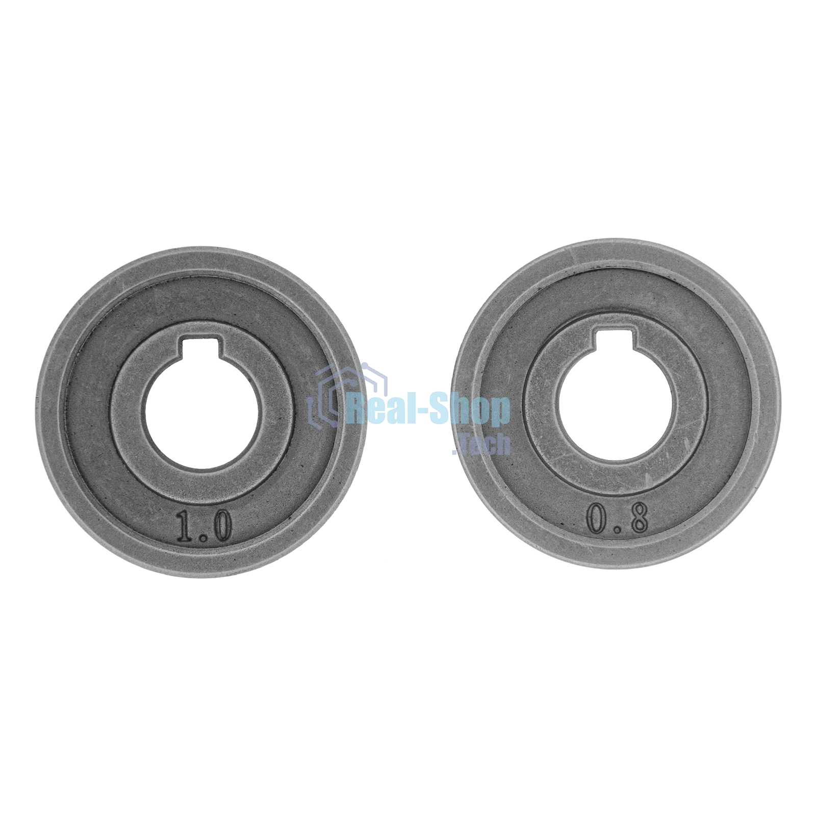 Подающий ролик Denzel зубчатый профиль под флюсовую проволоку 0,8-1мм, 2 шт