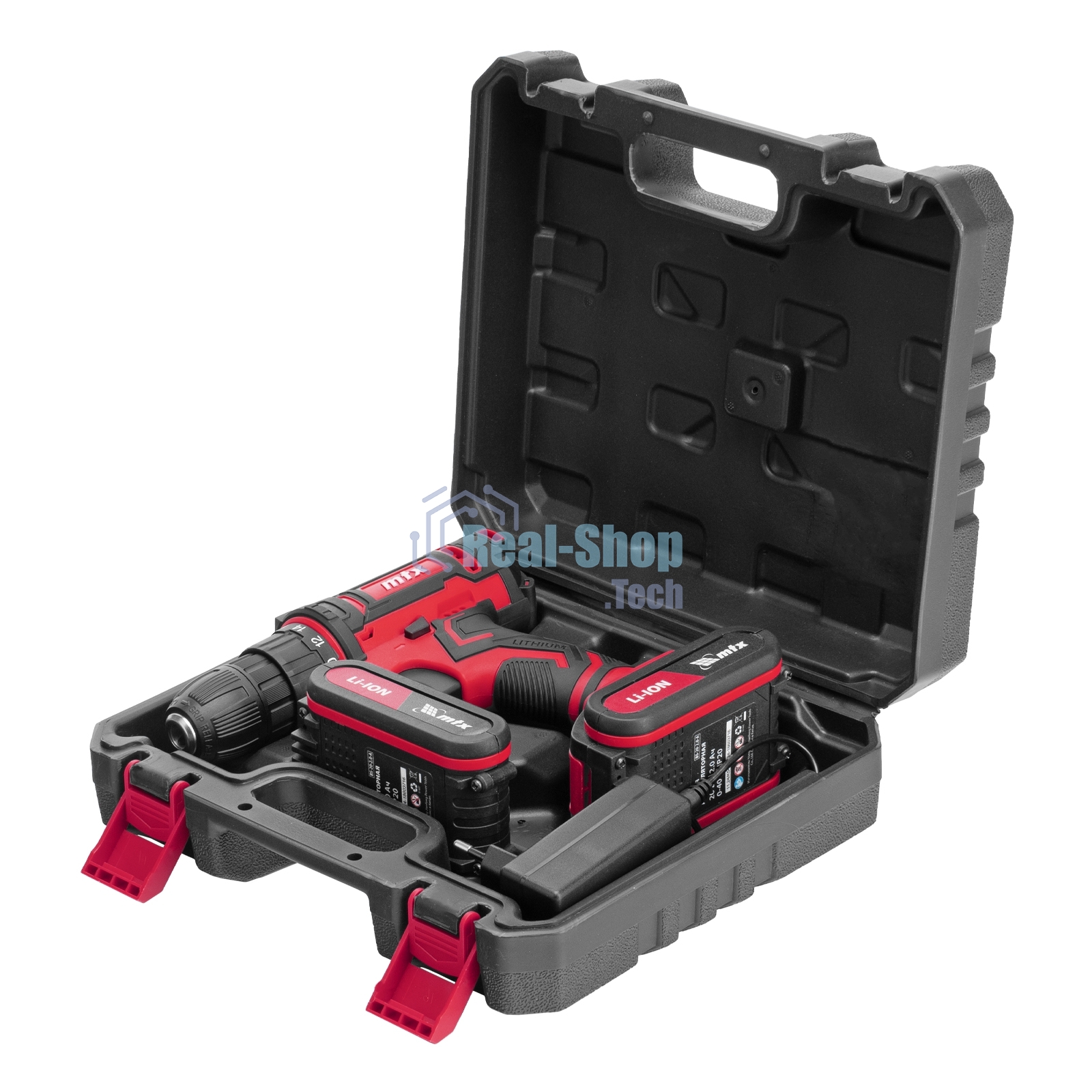 Дрель-шуруповерт аккумуляторная MTX CDS-20, Li-Ion, 20 В