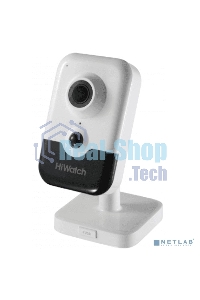 Видеокамера IP Hikvision HiWatch DS-I214(B) 4-4мм цветная корп.:белый/черный