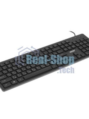 Клавиатура проводная Acer OKW020, USB, черный