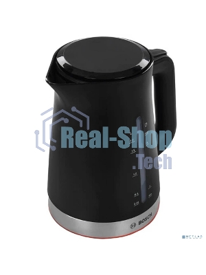 Чайник электрический Bosch TWK4M223 1.7 л, черный корпус: пластик