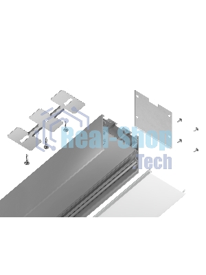 Алюминиевый профиль Ambrella light GP3050AL серебро 2000*42*45