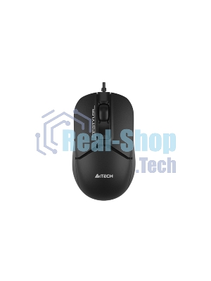 Мышь проводная A4Tech Fstyler FM12 черный, 1000 dpi, USB Type-A, кнопки - 3