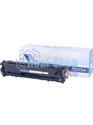 Картридж лазерный NVPrint совместимый HP CE322A Yellow для LJ Color CP1525 (1300k)