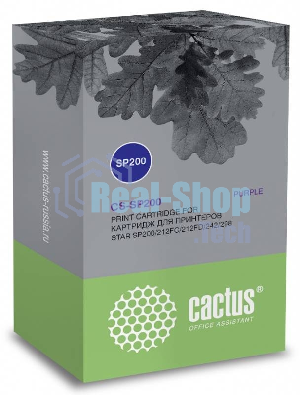 Картридж матричный Cactus CS-SP200 фиолетовый (12.7 мм x3 м, 1 000 000 знаков) для Star SP200/212FC/212FD/242/298