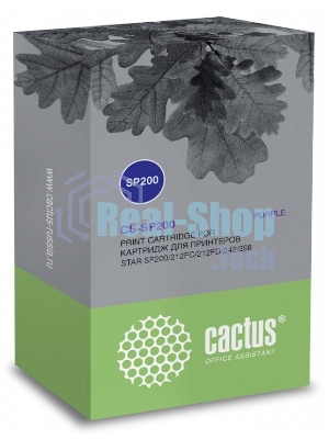 Картридж матричный Cactus CS-SP200 фиолетовый (12.7 мм x3 м, 1 000 000 знаков) для Star SP200/212FC/212FD/242/298