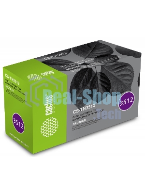 Картридж лазерный Cactus CS-TN3512 черный (12000 стр.) для Brother DCP L6600DWHL/L6250DNHL/L6300DWHL/L6400DWHL/L6400DWTMFC/L6800DWMFC/L6800DWTMFC/L6900DWMFC/L6900DWT