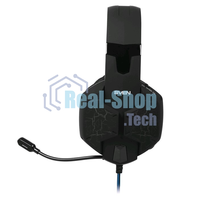 Гарнитура Sven AP-U980MV синий-чёрный, проводная, USB