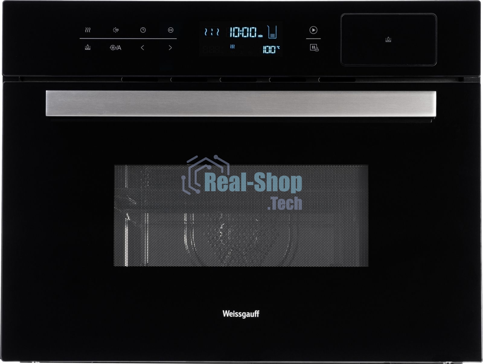 Духовой шкаф электрический Weissgauff OEMS 459 PDB черный, встраиваемый