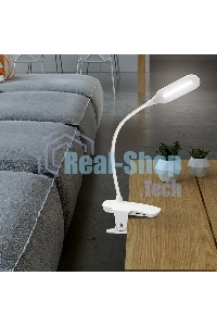 Светильник настольный Click 4 Вт 4000 К диммируемый 3 ступени, заряжаемый (автономный режим 3 часа), прищепка, LED Rexant