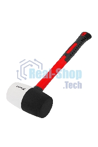 Киянка резиновая Matrix, 910 г, черно-белая резина, фибергласовая рукоятка