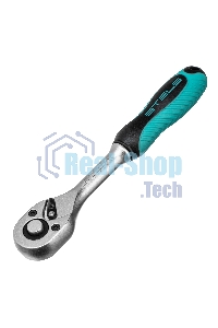 Ключ трещотка 1/4, 72 зуба, с быстрым сбросом. СrV Stels