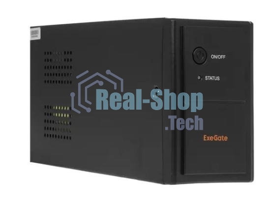 Источник бесперебойного питания ExeGate SpecialPro UNB-800.LED.AVR.EURO 800VA/480W, LED, AVR, 2 евророзетки, черный