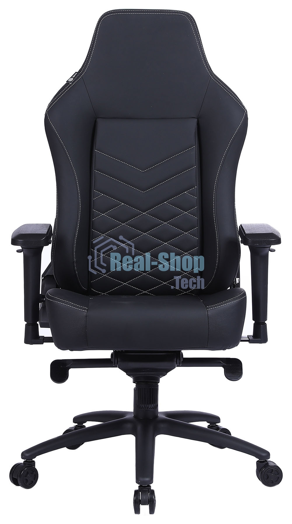 Кресло игровое Cactus CS-CHR-0112BL-M, массажное, с подголовником, черный