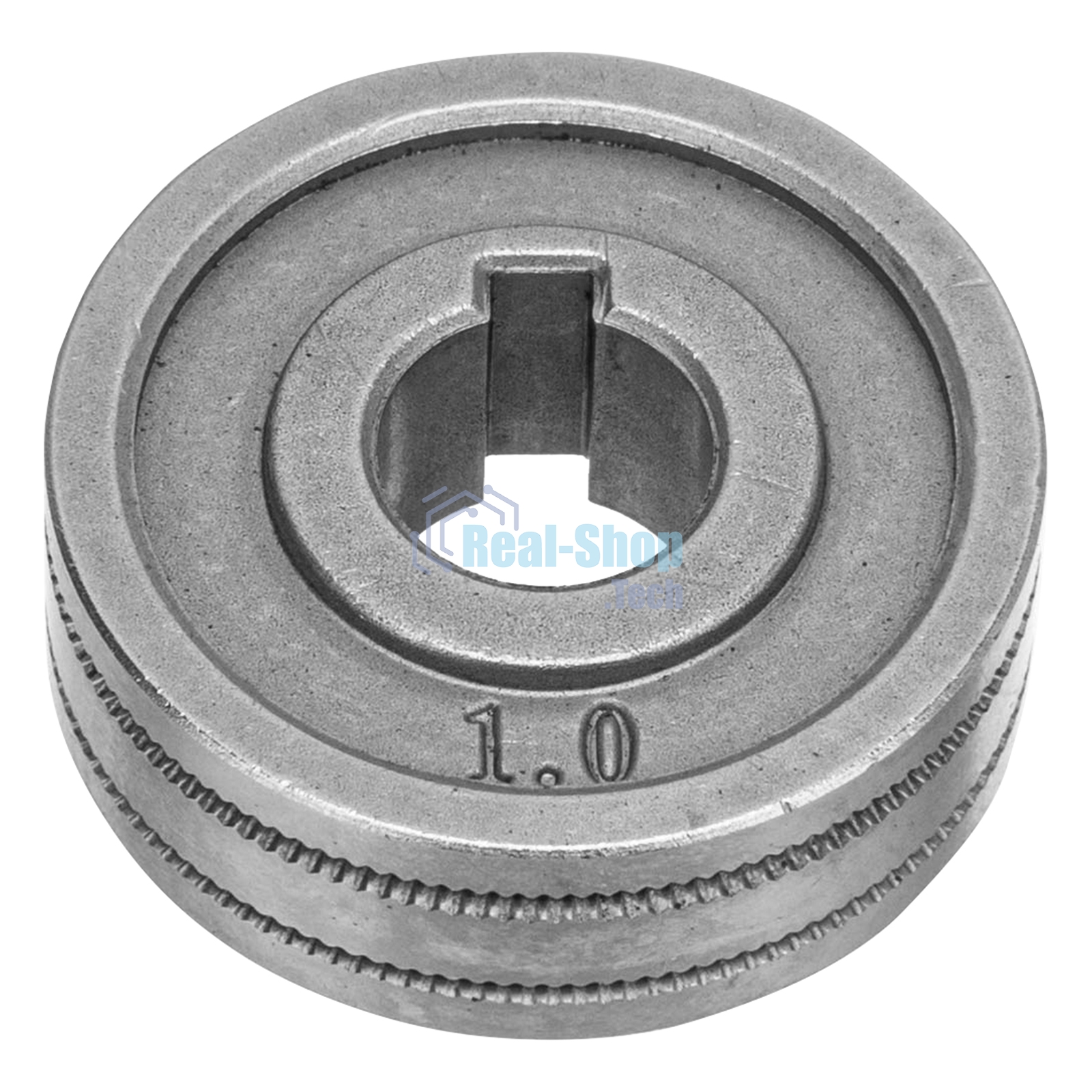 Подающий ролик Denzel зубчатый профиль под флюсовую проволоку 0,8-1мм, 2 шт