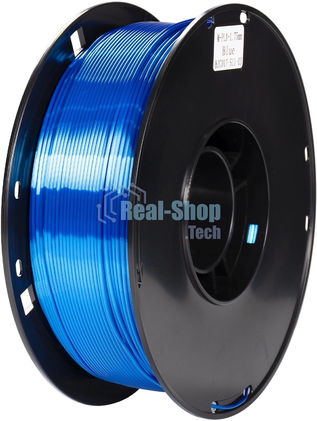 Пластик для принтера 3D Cactus CS-3D-PLA-1KG-S-BLUE PLA SILK d1.75мм 1кг L326м 1цв.