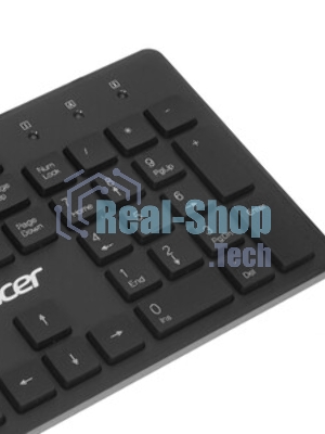 Клавиатура проводная Acer OKW020, USB, черный