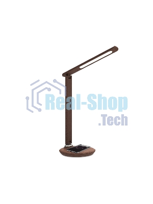 Светодиодная настольная лампа с беспроводной зарядкой Ambrella light DE522 BR коричневый LED 3000-6400K 8W
